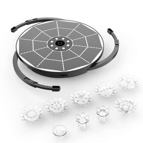 Led solar pumpe mit - solar, akku