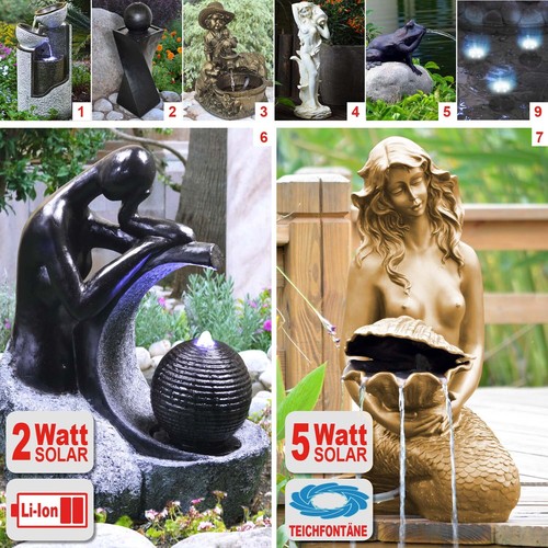 Solar gartenbrunnen - solar,