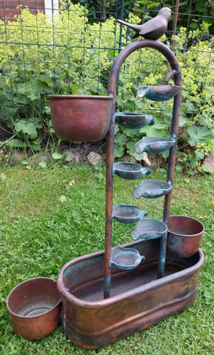 Kupfer wasserspiel brunnen - kupfer-wasserspiel,