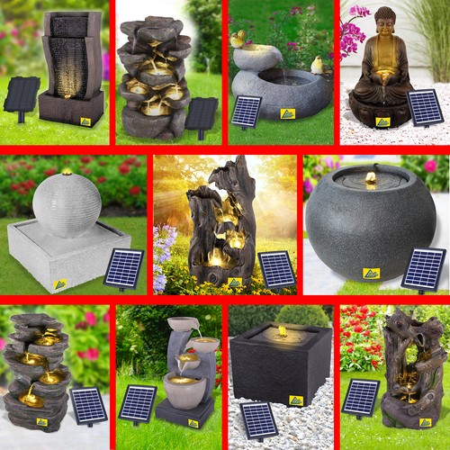 Solar gartenbrunnen - solar,