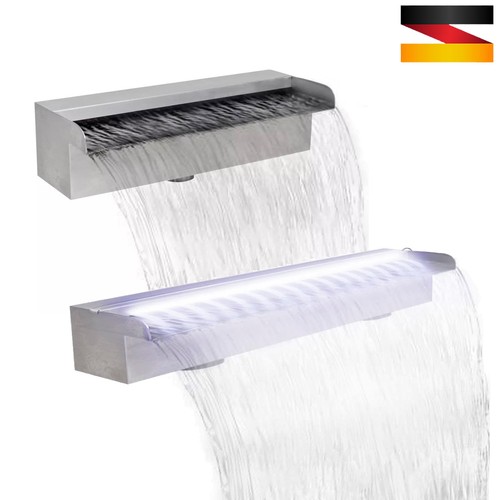 Edelstahl wasserfall pool - wasserfall,