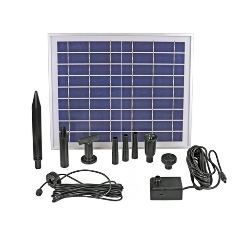 Solar springbrunnen teich - solar,