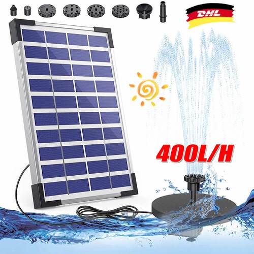 400l akku solar teichpumpe - 400l/h,