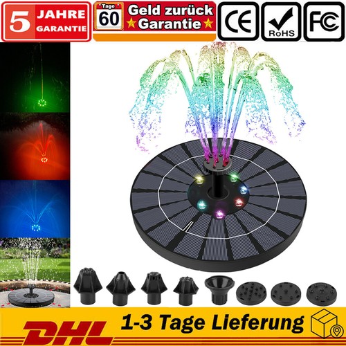 Led solar pumpe brunnen - solar,