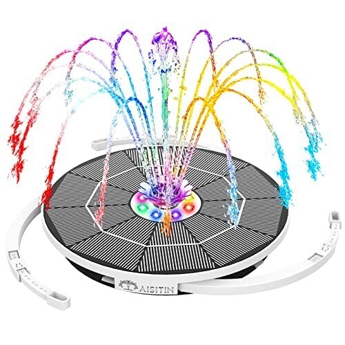 Led springbrunnen solarpumpe - springbrunnen,