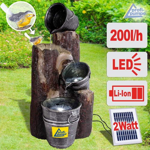 Solar gartenbrunnen - solar,