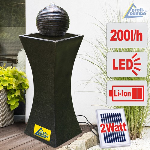 Solar gartenbrunnen - solar,