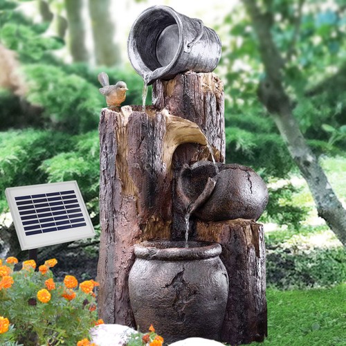Solar gartenbrunnen spring - solar,