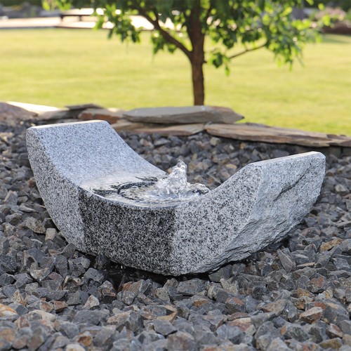 Granit stein springbrunnen - stein,