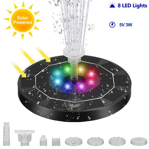 Solar teichpumpe springbrunnen - solar,